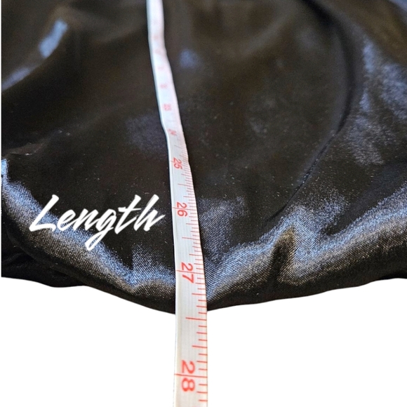 Y2K Joyce Leslie Blk Bandeau Top Bubble Hem Dress Sz S Tube Top HOCO PROM PARTY - Picture 12 of 12